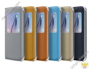 bao da s view s6 fabric 2 300x235 - Bao da Samsung S6 Fabric S View Cover