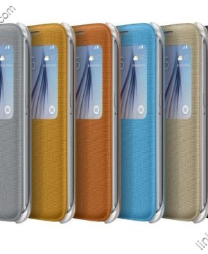 bao da s view s6 fabric 2 300x366 - Bao da Clear View Standing Case Samsung Galaxy Note 9 xanh Blue