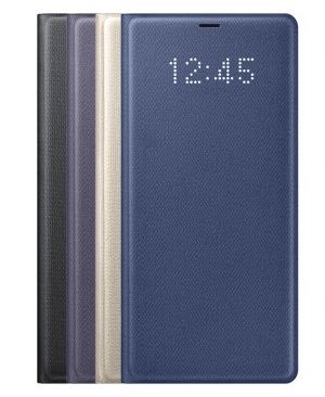 Bao da Samsung Note 8 LED View cover chinh hang du mau sac 2 300x366 - Ốp lưng Silicone Cover Case Samsung Galaxy Note 9 trắng white chính hãng