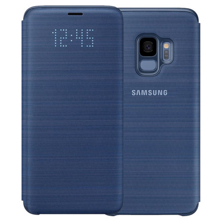 Bao da Samsung S9 LED View cover chính hãng đủ mầu xanh blue - Bao da Samsung S9 LED View cover đủ mầu