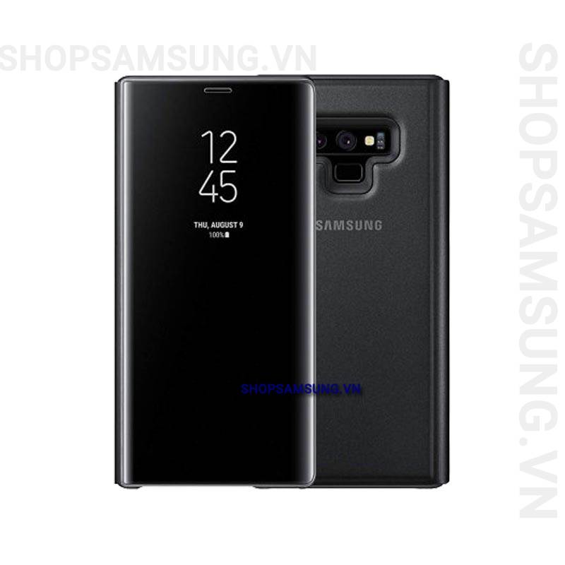 Bao da Clear View Standing Case Samsung Galaxy Note 9 đen Black 1 - Bao da Clear View Standing Case Samsung Galaxy Note 9 đen Black