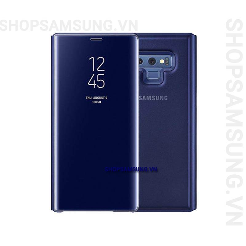 Bao da Clear View Standing Case Samsung Galaxy Note 9 xanh Blue 1 - Bao da Clear View Standing Case Samsung Galaxy Note 9 xanh Blue