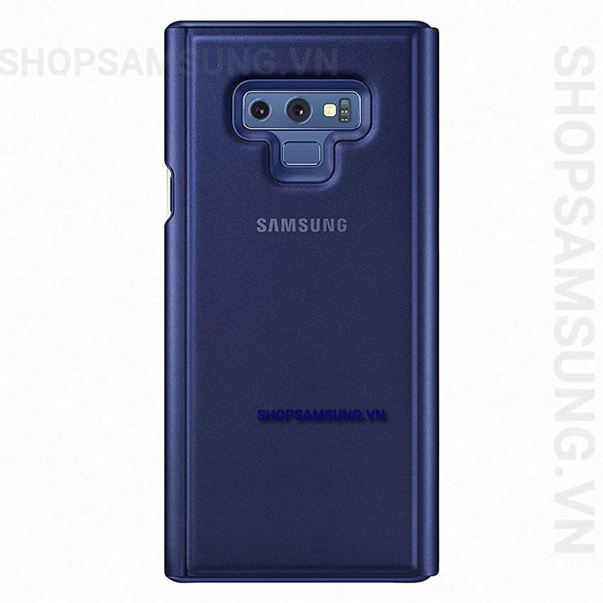 Bao da Clear View Standing Case Samsung Galaxy Note 9 xanh Blue 3 - Bao da Clear View Standing Case Samsung Galaxy Note 9 xanh Blue