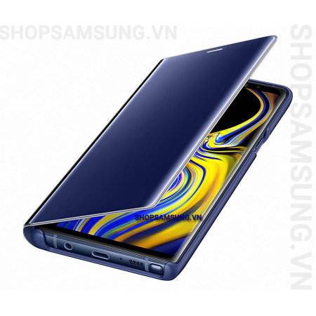 Bao da Clear View Standing Case Samsung Galaxy Note 9 xanh Blue 5 - Bao da Clear View Standing Case Samsung Galaxy Note 9 xanh Blue