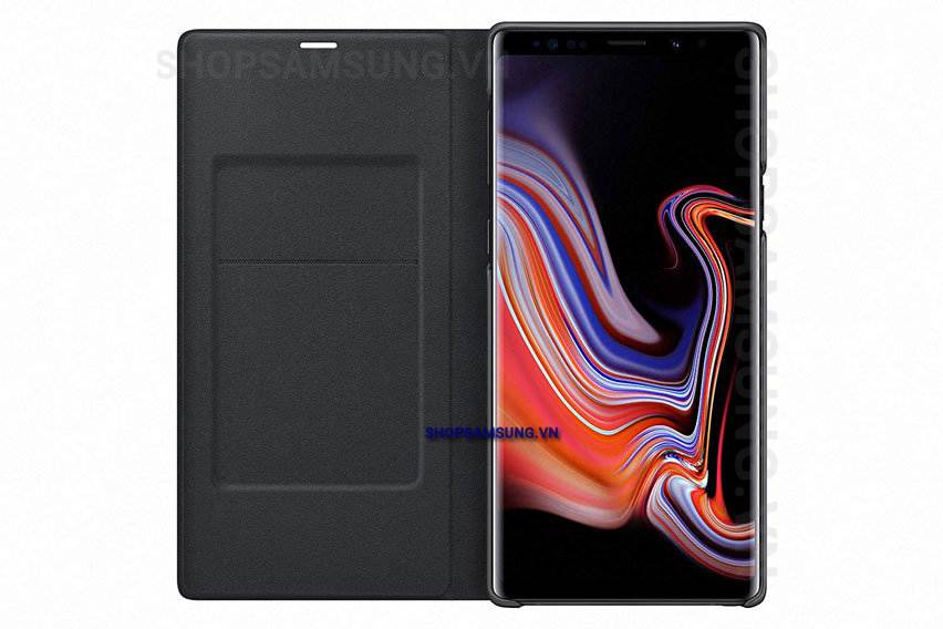 Bao da LED View Cover Case Samsung Galaxy Note 9 đen Black chính hãng 4 - Bao da LED View Cover Case Samsung Galaxy Note 9 đen Black chính hãng