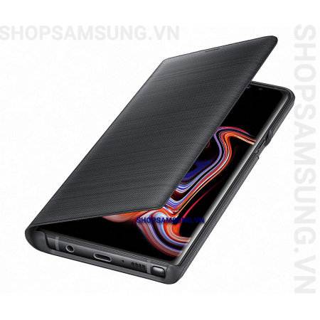 Bao da LED View Cover Case Samsung Galaxy Note 9 đen Black chính hãng 5 - Bao da LED View Cover Case Samsung Galaxy Note 9 đen Black chính hãng