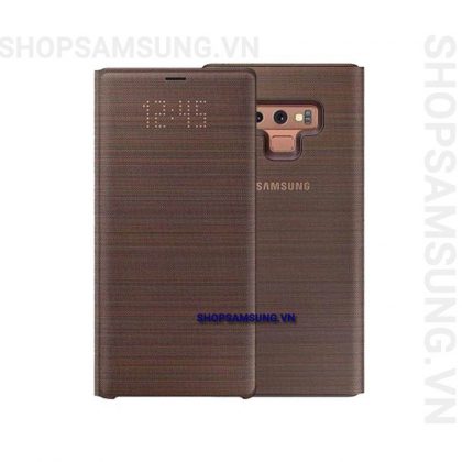 Bao da LED View Cover Case Samsung Galaxy Note 9 nâu brown chính hãng 1 420x420 - Bao da LED View Cover Case Samsung Galaxy Note 9 nâu brown chính hãng