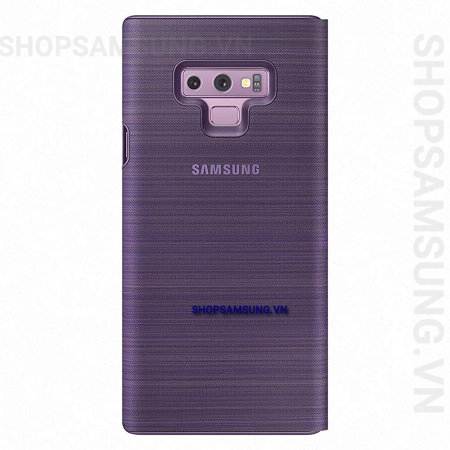 Bao da LED View Cover Case Samsung Galaxy Note 9 tím Lavender chính hãng 3 - Bao da LED View Cover Case Samsung Galaxy Note 9 tím Lavender chính hãng