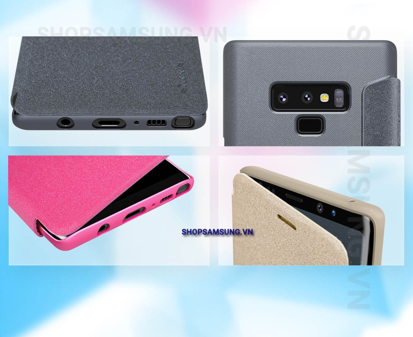 Samsung Galaxy Note 9 Nillkin Sparkle Leather Case 12 - Samsung Galaxy Note 9 Nillkin Sparkle Leather Case
