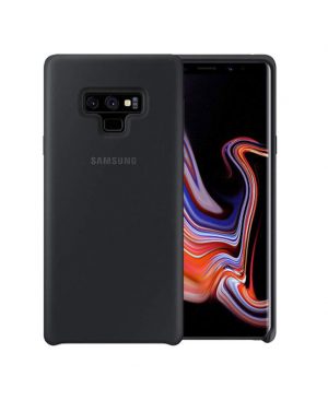 Ốp lưng Silicone Cover Case Samsung Galaxy Note 9 đen Black chính hãng 1 300x366 - Bao da Clear View Standing Case Samsung Galaxy Note 9 nâu Brown